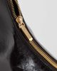 Calvin Klein Calvin Klein sleek foil logo shoulder bag in glossy chocolate brown - 2