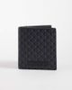 Calvin Klein Calvin Klein slim wallet with emblem all over print in black - 1