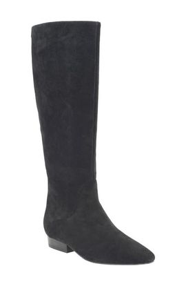 Calvin Klein Calvin Klein Slona Knee High Wide Calf Suede Flat Boot