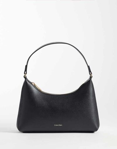 Calvin Klein Calvin Klein small shoulder bag with foil logo in black