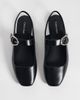 Calvin Klein Calvin Klein square ballerina sling back flats in black - 3