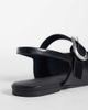 Calvin Klein Calvin Klein square ballerina sling back flats in black - 4