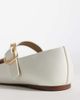 Calvin Klein Calvin Klein square toe ballet flats in off white - 4