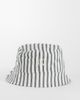 Calvin Klein Calvin Klein striped bucket hat in black and white - 1