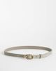 Calvin Klein Calvin Klein suede buckle 20mm belt in beige-Neutral - 1