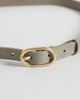 Calvin Klein Calvin Klein suede buckle 20mm belt in beige-Neutral - 2
