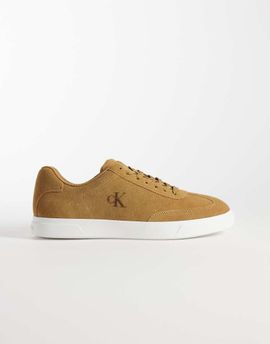 Calvin Klein Calvin Klein suede cupsole sneakers in mustard-Yellow