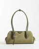 Calvin Klein Calvin Klein suede shoulder bag in olive-Green - 1