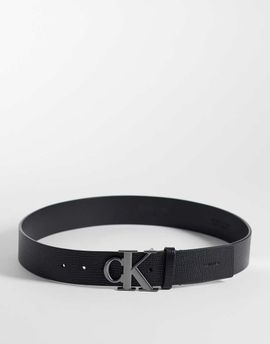 Calvin Klein Calvin Klein textured buckle belt 40mm in black