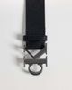 Calvin Klein Calvin Klein textured buckle belt 40mm in black - 3