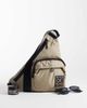 Calvin Klein Calvin Klein utility emblem print crossbody bag in beige-Neutral - 1