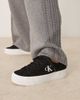 Calvin Klein Calvin Klein vulc flatform canvas sneakers in black - 1
