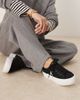 Calvin Klein Calvin Klein vulc flatform canvas sneakers in black - 3