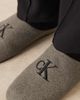 Calvin Klein Calvin Klein wool look mule slippers in gray - 4