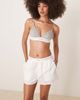 Calvin Klein Calvin Klein woven pajama shorts in white - 1