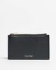 Calvin Klein Calvin Klein zip card holder wallet in black - 1