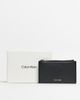 Calvin Klein Calvin Klein zip card holder wallet in black - 4