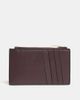 Calvin Klein Calvin Klein zip card holder wallet in burgundy-Red - 2