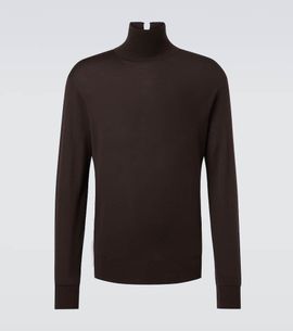 Calvin Klein Collection Calvin Klein Collection Ash wool turtleneck sweater