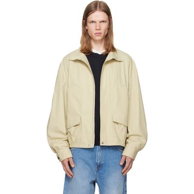 Calvin Klein Collection Calvin Klein Collection Beige Donald Bomber Jacket
