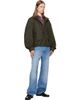 Calvin Klein Collection Calvin Klein Collection Blue 05 Low Rise Wide Leg Jeans - 4