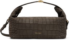 Calvin Klein Collection Calvin Klein Collection Brown Andy Soft Zipped Small Pouch