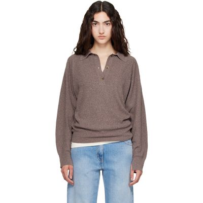 Calvin Klein Collection Calvin Klein Collection Brown Helga Polo