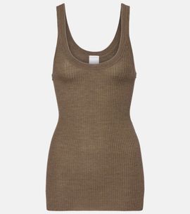 Calvin Klein Collection Calvin Klein Collection Ella ribbed-knit wool tank top