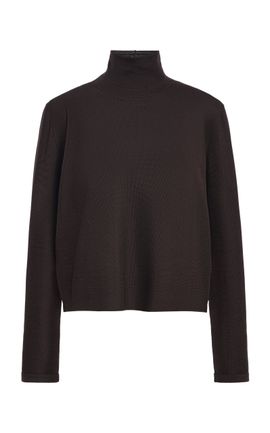 Calvin Klein Collection Calvin Klein Collection Irene Turtleneck Silk Sweater