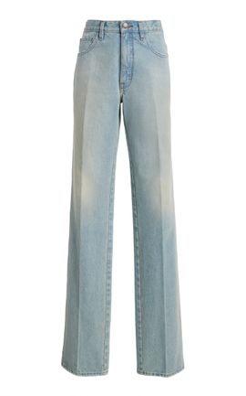 Calvin Klein Collection Calvin Klein Collection MidRise Denim StraightLeg Jeans