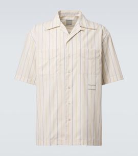 Calvin Klein Collection Calvin Klein Collection Nathaniel striped bowling shirt