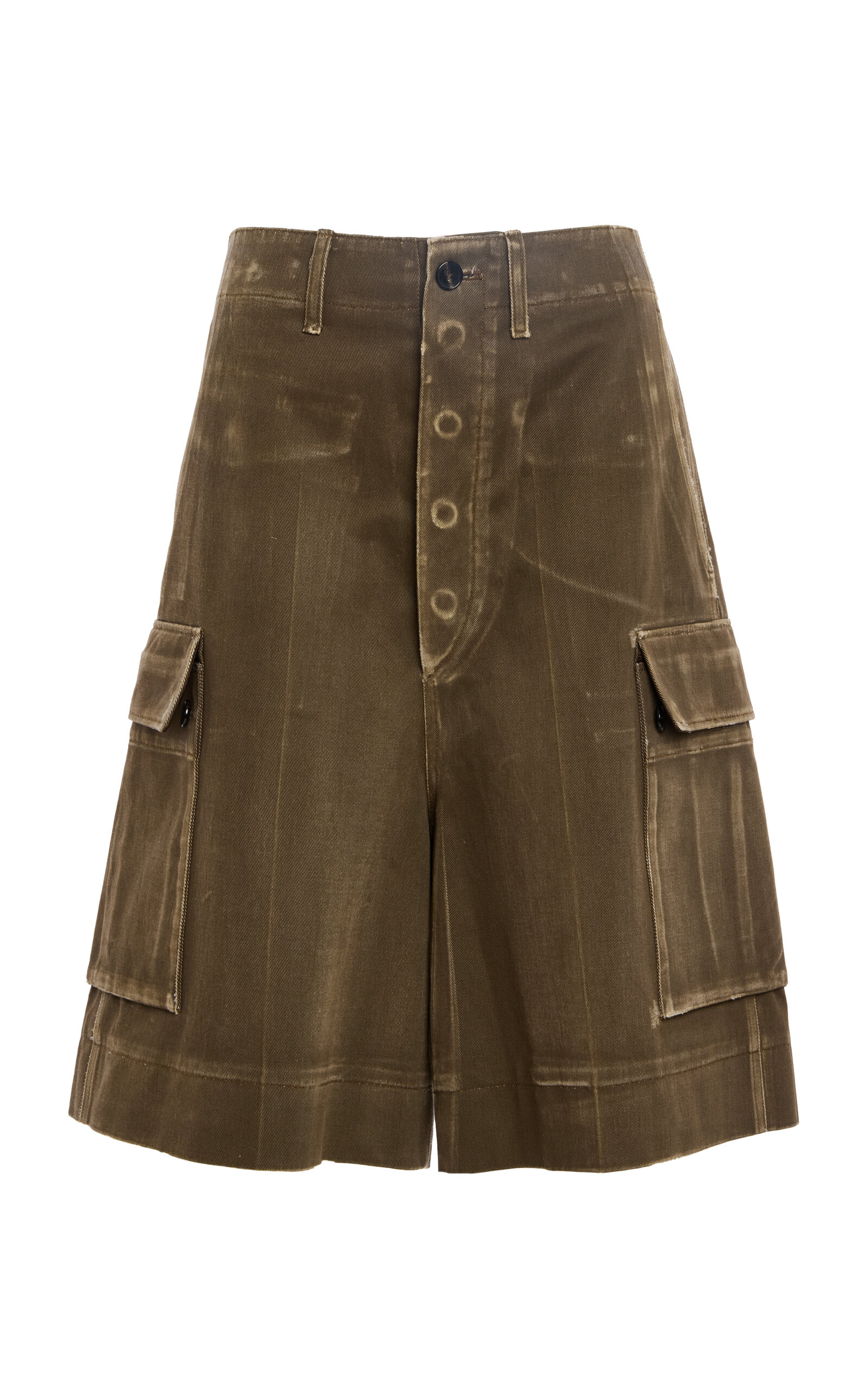 Calvin Klein Collection Calvin Klein Collection Oversized Cotton Cargo Shorts