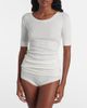 Calvin Klein Collection Calvin Klein Collection Ribbed-knit cotton-blend top - 3