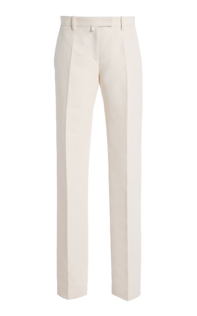 Calvin Klein Collection Calvin Klein Collection Slim SilkBlend StraightLeg Pants