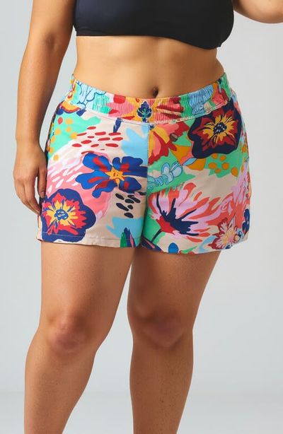 Calypsa Calypsa Classic Fit Swim Shorts With Panty