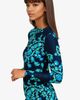 Calypsa Calypsa Half-Zip Nora Swim Top - 2