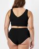 Calypsa Calypsa Plus Size Emery 2-Piece Wrap Style Swim Set With Reversible Top and High-Waisted Bottom - 2