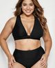 Calypsa Calypsa Plus Size Emery 2-Piece Wrap Style Swim Set With Reversible Top and High-Waisted Bottom - 3
