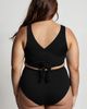 Calypsa Calypsa Plus Size Emery 2-Piece Wrap Style Swim Set With Reversible Top and High-Waisted Bottom - 4