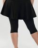 Calypsa Calypsa Plus Size Flared Swim Skort With Capri Leggings - 2