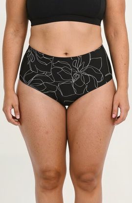 Calypsa Calypsa Plus Size High-Waisted Bikini Bottom