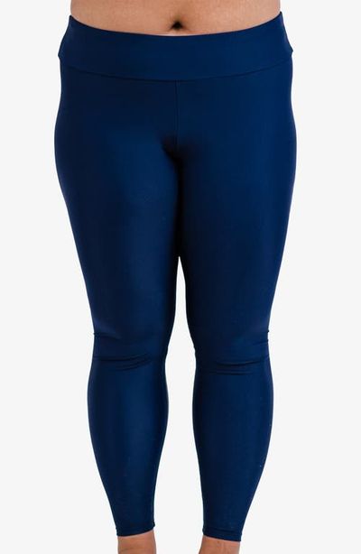 Calypsa Calypsa Plus Size Long Swim Leggings