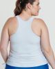 Calypsa Calypsa Plus Size Maya Tankini Swim Top With Built-in Bra - 2