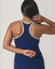 Calypsa Calypsa Plus Size Maya Tankini Swim Top With Removable Cups Two-Toned Collection - 2