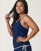 Calypsa Calypsa Plus Size Maya Tankini Swim Top With Removable Cups Two-Toned Collection - 3