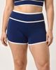 Calypsa Calypsa Plus Size Swim Shorts Two-Toned Collection - 1