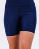 Calypsa Calypsa Short Sleeve Adele Swim Top and Navy Mid-Thigh Swim Shorts Set - 4
