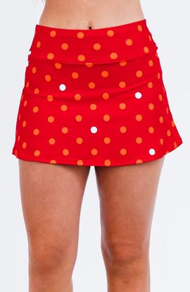 Calypsa Calypsa Short Swim Skort With Shorts