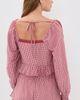 CAMI NYC CAMI NYC Anabela Blouse Berry Gingham - 3