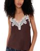 CAMI NYC CAMI NYC Annika Camisole Chocolate/Ivory - 1